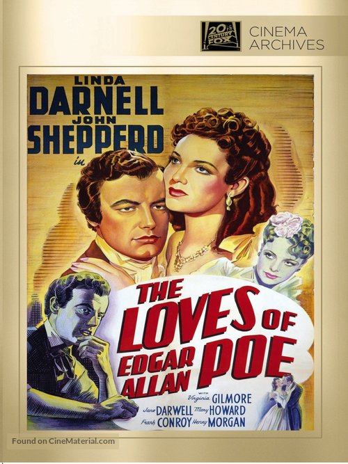 The Loves of Edgar Allan Poe - DVD movie cover