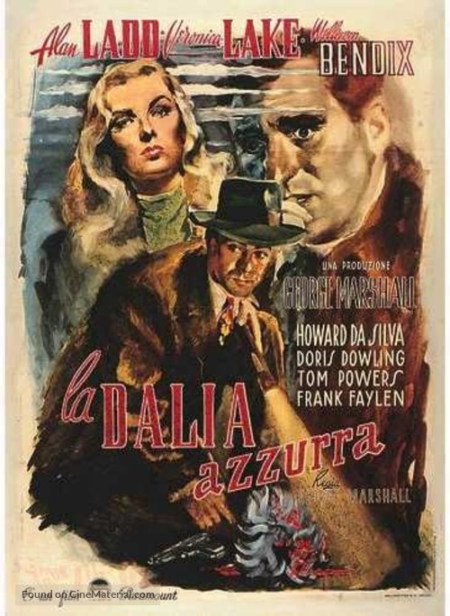 The Blue Dahlia - Italian Movie Poster