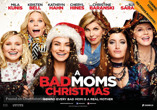 A Bad Moms Christmas - British Movie Poster