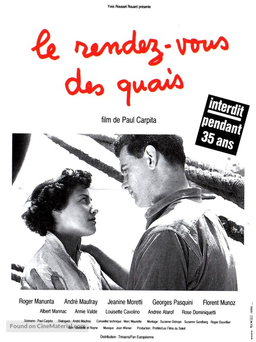 Le rendez-vous des quais - French Movie Poster