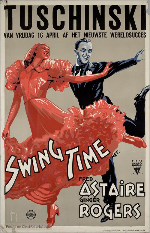 Swing Time - Dutch Movie Poster