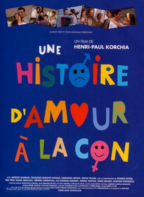 Une histoire d&#039;amour &agrave; la con - French Movie Poster