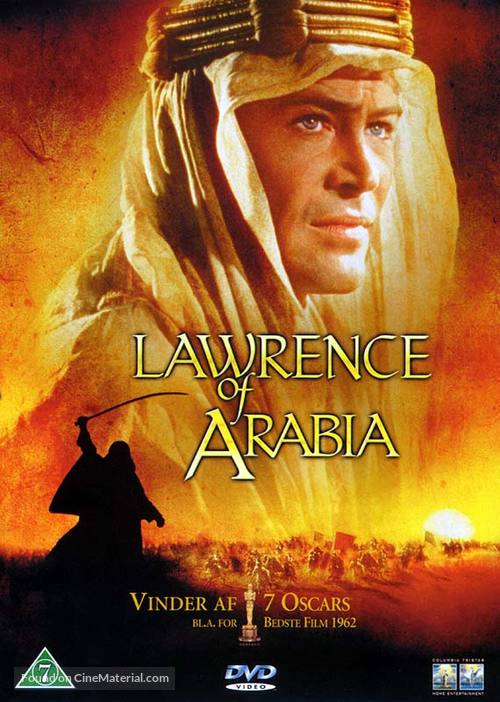 Lawrence of Arabia - Danish DVD movie cover