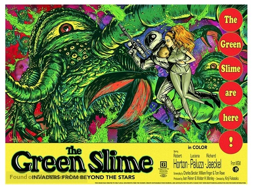 The Green Slime - British Movie Poster