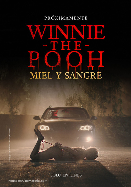 Winnie-The-Pooh: Blood and Honey - Argentinian Movie Poster