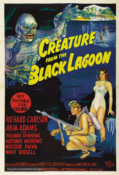 Creature from the Black Lagoon - Australian Movie Poster