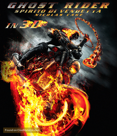 Ghost Rider: Spirit of Vengeance - Italian Movie Cover