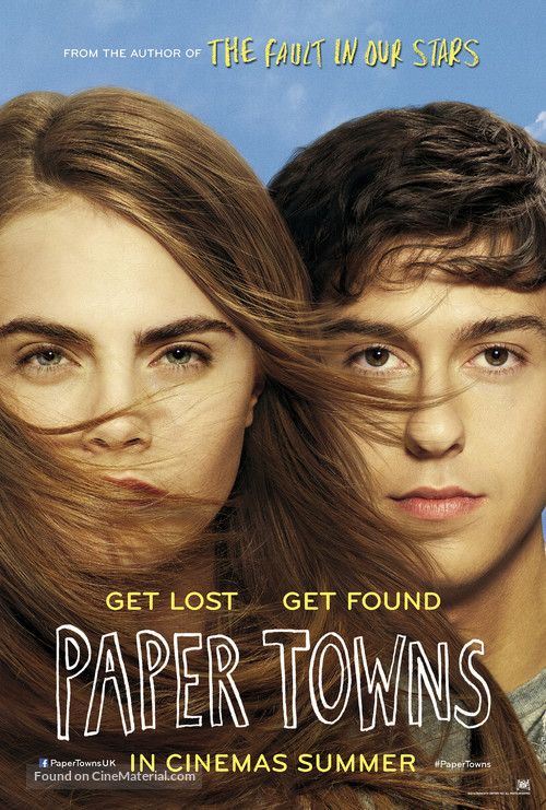 Paper Towns - British Movie Poster