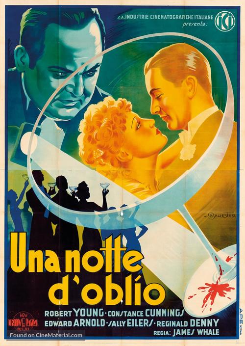 Remember Last Night? - Italian Movie Poster