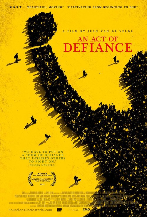 An Act of Defiance - South African Movie Poster