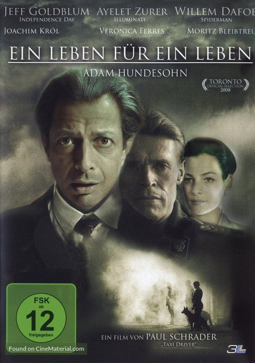 Adam Resurrected - German Movie Cover