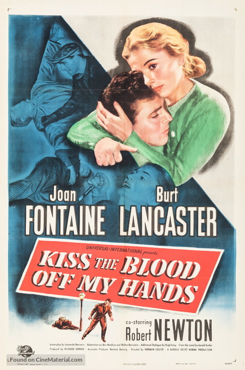 Kiss the Blood Off My Hands - Movie Poster