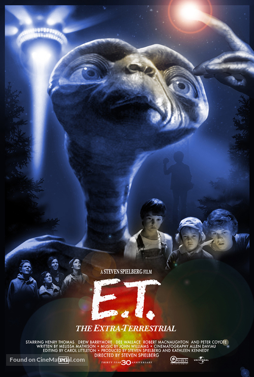 E.T. The Extra-Terrestrial - Re-release movie poster