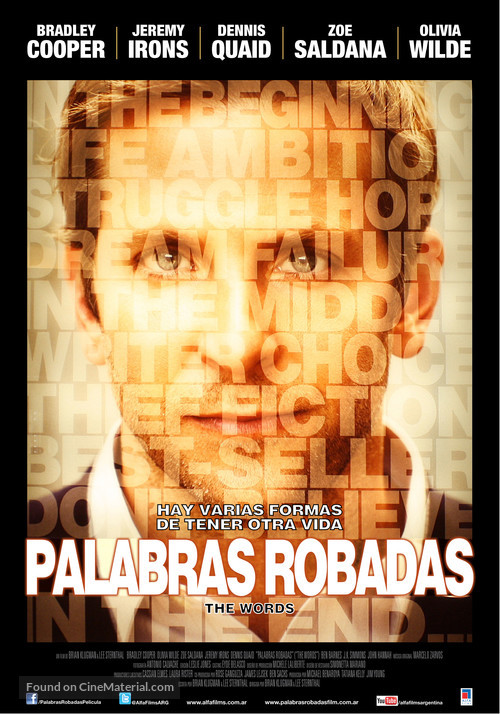 The Words - Argentinian Movie Poster