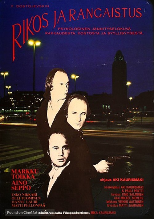 Rikos ja rangaistus - Finnish Movie Poster