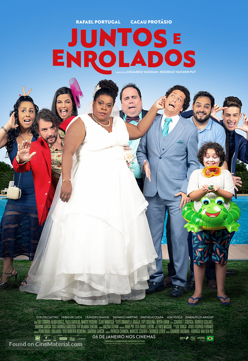 Juntos e Enrolados - Brazilian Movie Poster