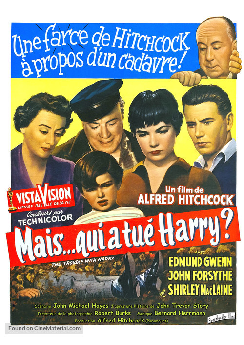 The Trouble with Harry - French Movie Poster
