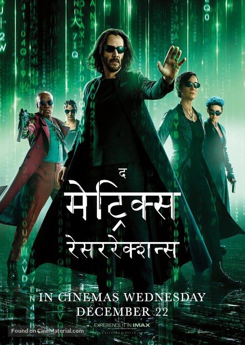 The Matrix Resurrections - Indian Movie Poster