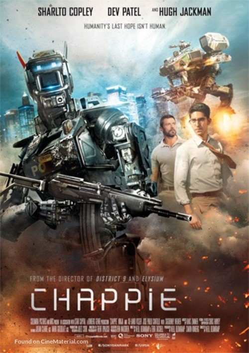 Chappie - Danish Movie Poster