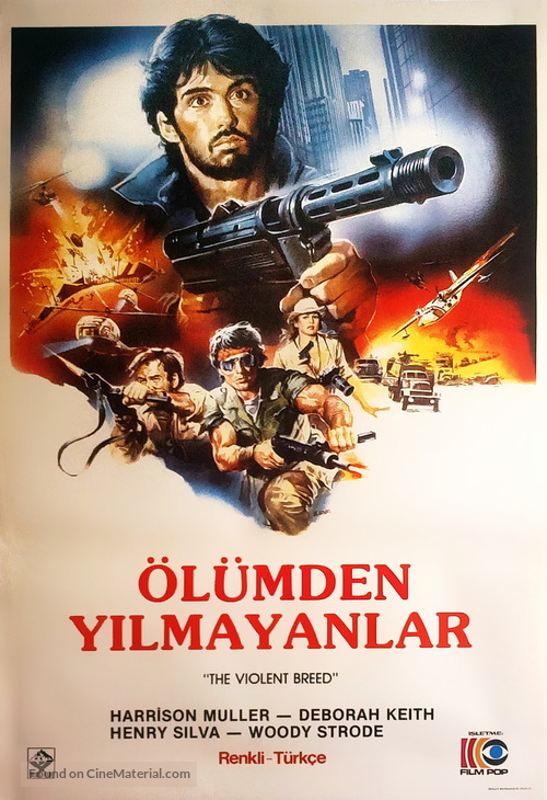 Razza violenta - Turkish Movie Poster