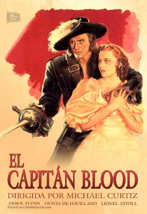 Captain Blood - Spanish DVD movie cover