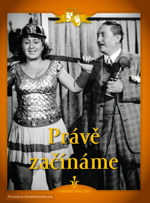 Pr&aacute;ve zac&iacute;n&aacute;me - Czech Movie Cover