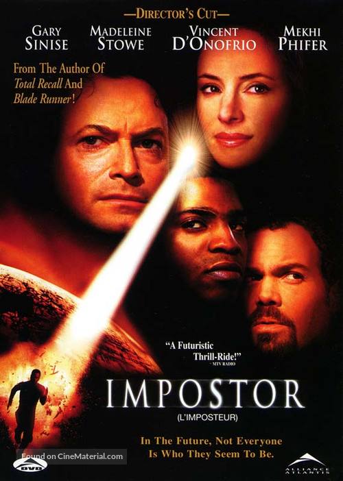 Impostor - Canadian DVD movie cover