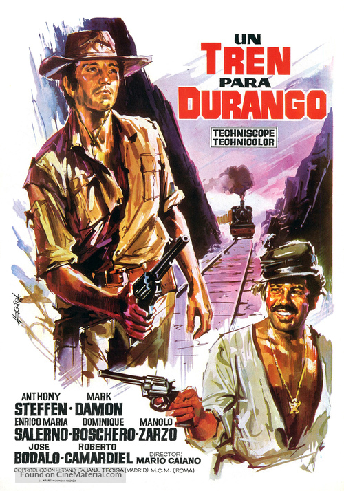 Un treno per Durango - Spanish Movie Poster