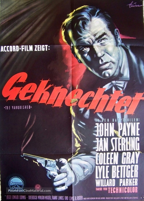 The Vanquished - German Movie Poster