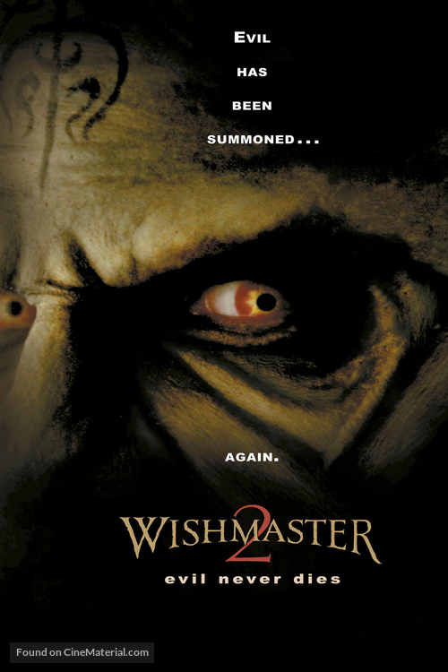 Wishmaster 2: Evil Never Dies - DVD movie cover