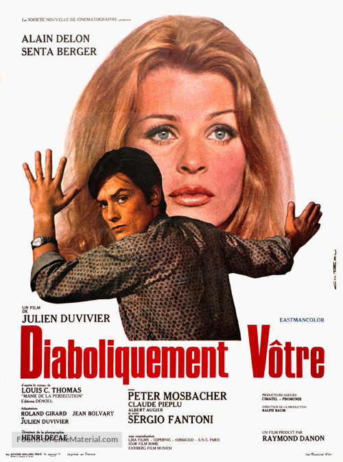 Diaboliquement v&ocirc;tre - French Movie Poster