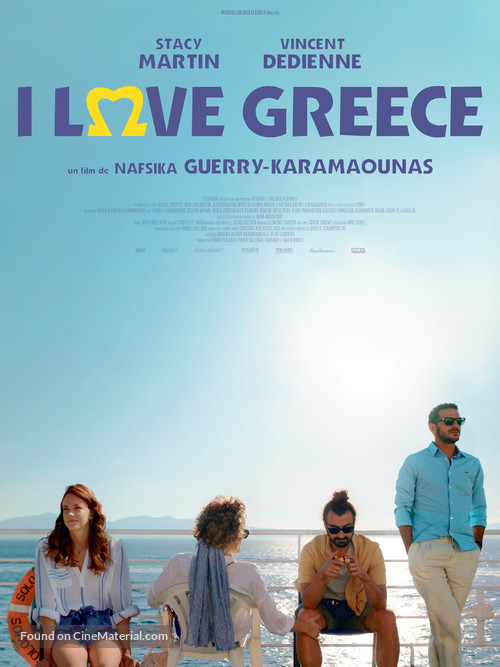 I Love Greece - French Movie Poster