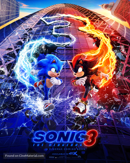 Sonic the Hedgehog 3 - British Movie Poster