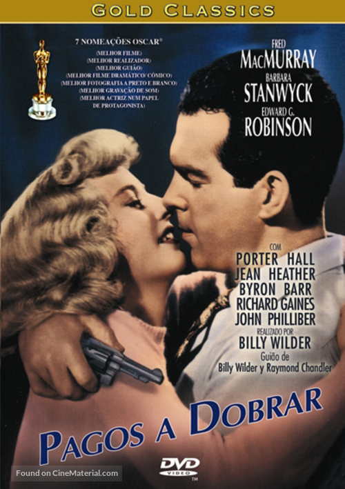Double Indemnity - Portuguese DVD movie cover