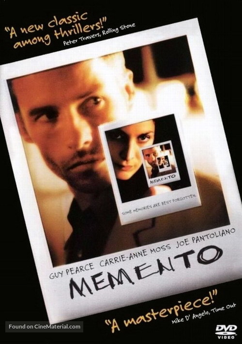 Memento - DVD movie cover