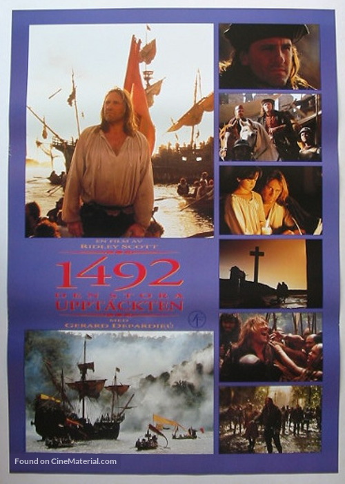 1492: Conquest of Paradise - Swedish Movie Poster