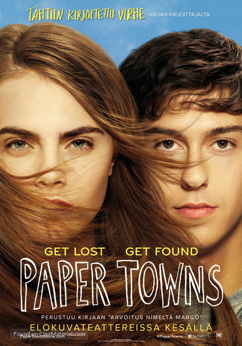 Paper Towns - Finnish Movie Poster