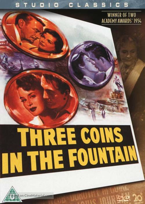 Three Coins in the Fountain - British DVD movie cover