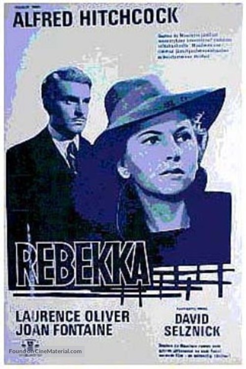 Rebecca - Danish Movie Poster