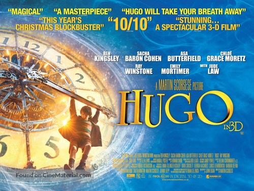 Hugo - British Movie Poster