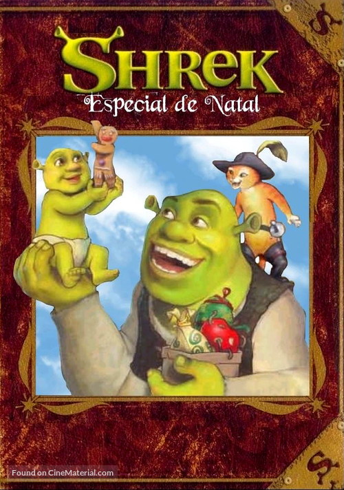 Shrek the Halls - Brazilian DVD movie cover