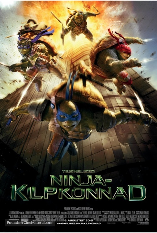 Teenage Mutant Ninja Turtles - Estonian Movie Poster