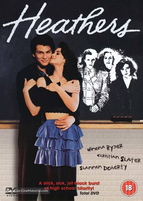 Heathers - British DVD movie cover