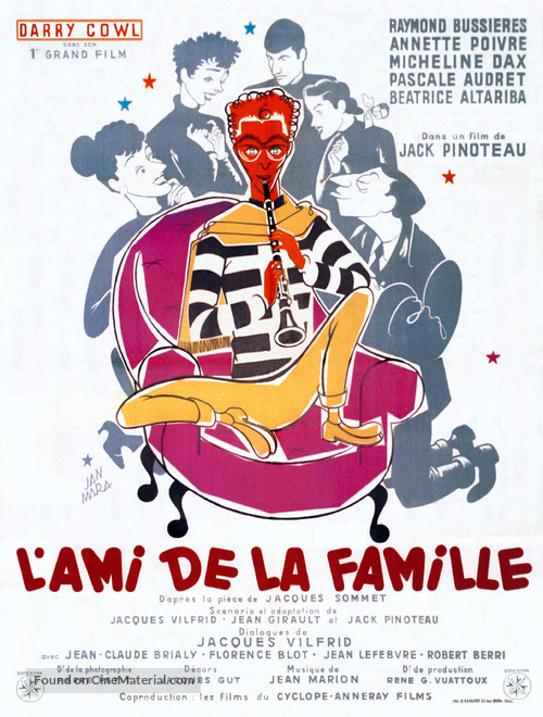 L&#039;ami de la famille - French Movie Poster