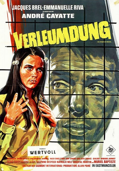 Les risques du m&eacute;tier - German Movie Poster
