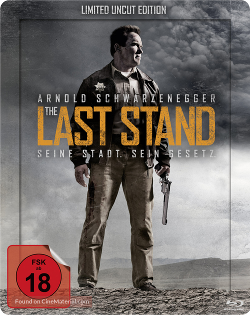 The Last Stand - German Blu-Ray movie cover