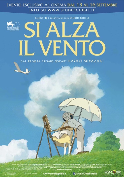 Kaze tachinu - Italian Movie Poster