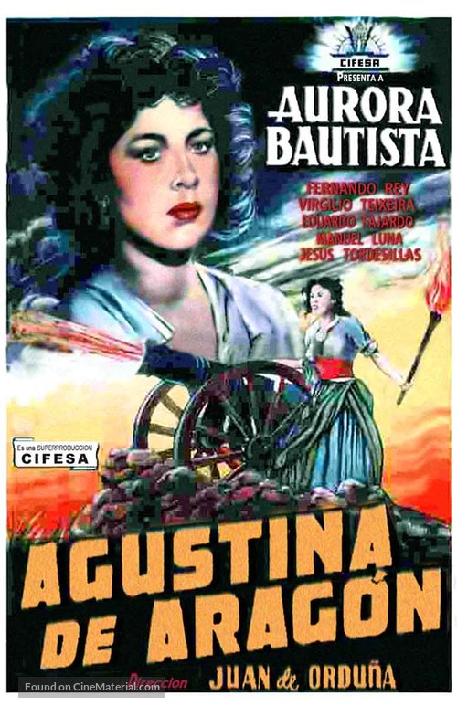 Agustina de Arag&oacute;n - Spanish Movie Poster
