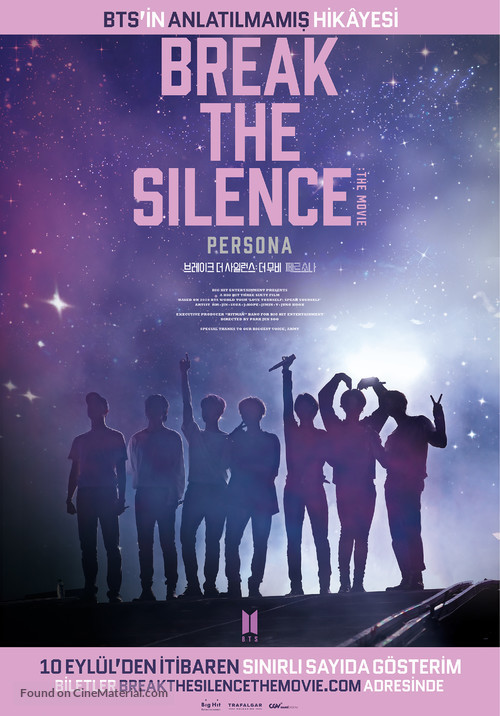 Break the Silence: The Movie - Turkish Movie Poster