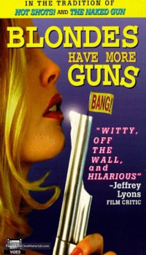 Blondes Have More Guns - VHS movie cover